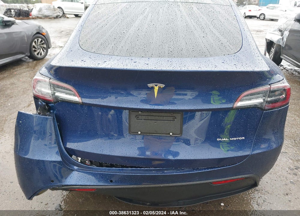 2020 TESLA MODEL Y LONG RANGE DUAL MOTOR ALL-WHEEL DRIVE VIN: 5YJYGDEE0LF031748