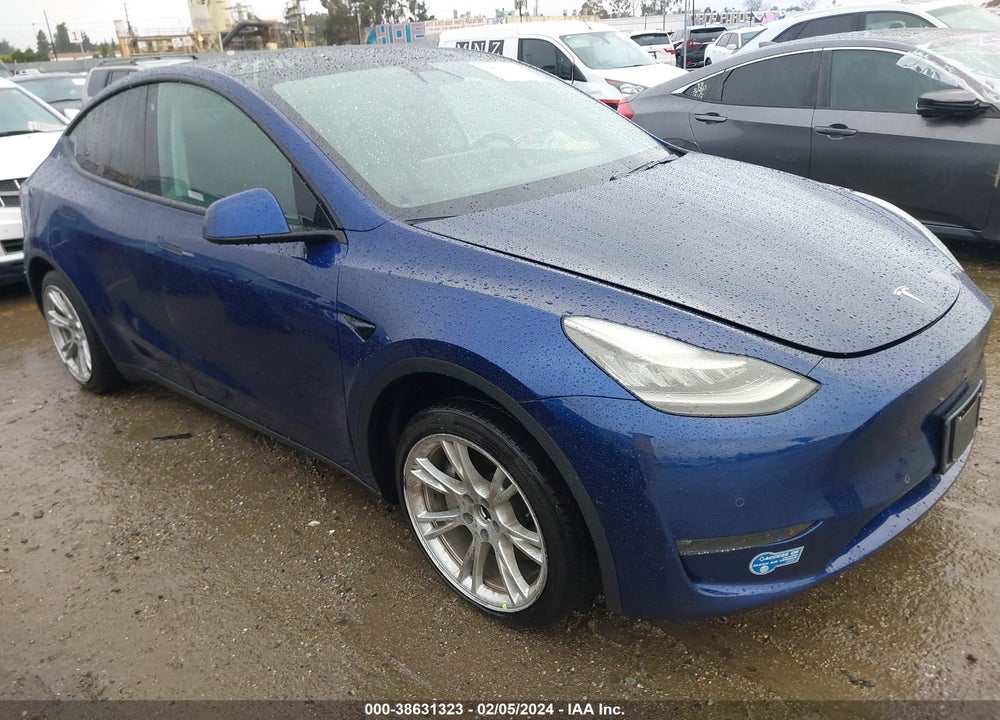 2020 TESLA MODEL Y LONG RANGE DUAL MOTOR ALL-WHEEL DRIVE VIN: 5YJYGDEE0LF031748