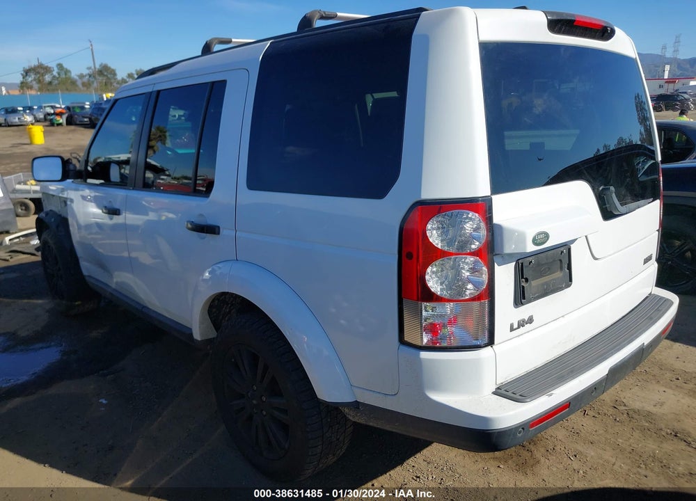 2012 LAND ROVER LR4 VIN: SALAG2D44CA623301