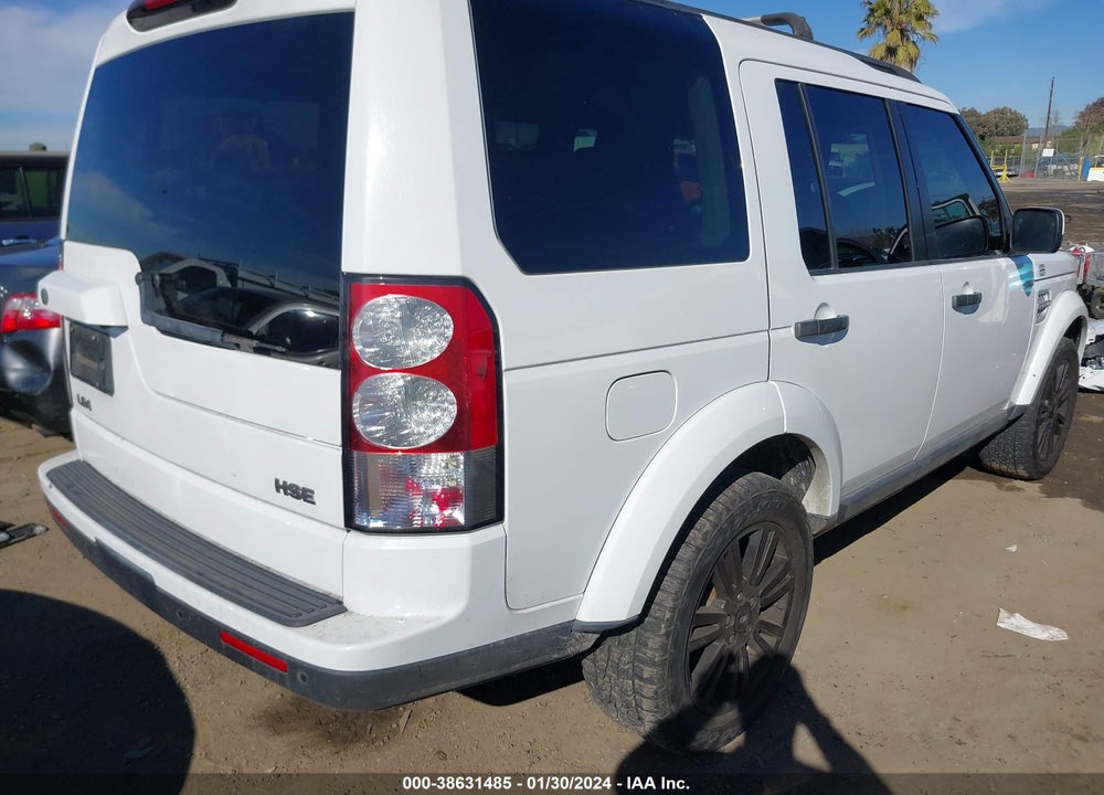 2012 LAND ROVER LR4 VIN: SALAG2D44CA623301