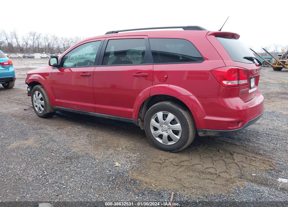 2012 DODGE JOURNEY SXT VIN: 3C4PDCBB4CT393043