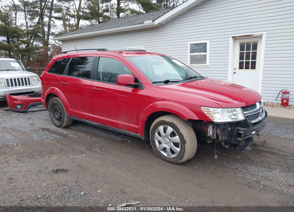 2012 DODGE JOURNEY SXT VIN: 3C4PDCBB4CT393043