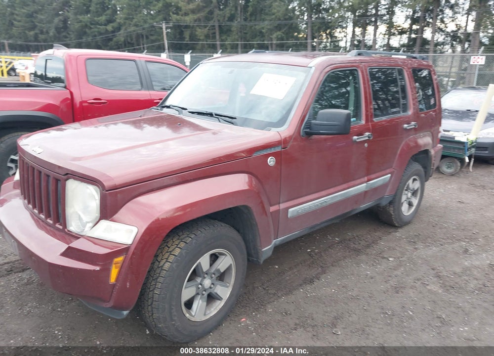 2008 JEEP LIBERTY SPORT VIN: 1J8GN28K78W249690