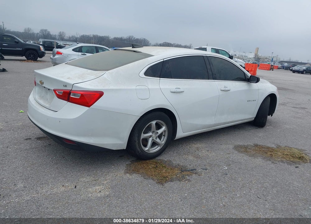 2016 CHEVROLET MALIBU LS VIN: 1G1ZB5ST9GF219724