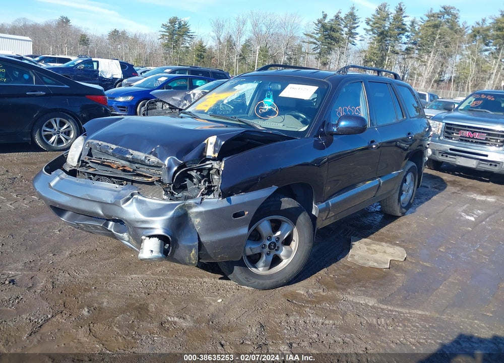 2005 HYUNDAI SANTA FE GLS/LX VIN: KM8SC73E35U000795