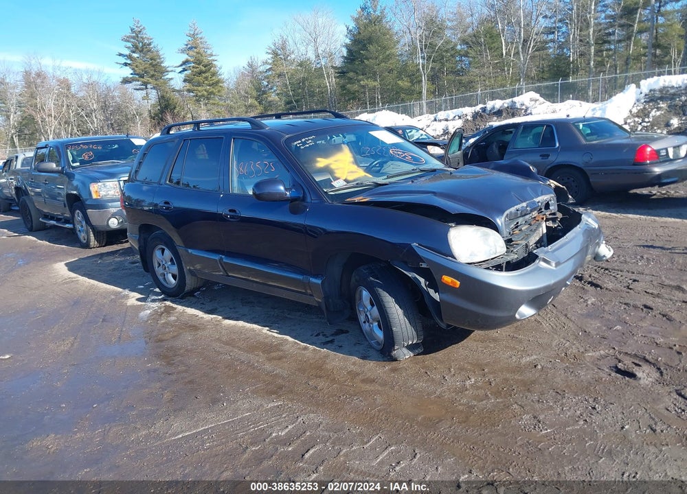 2005 HYUNDAI SANTA FE GLS/LX VIN: KM8SC73E35U000795
