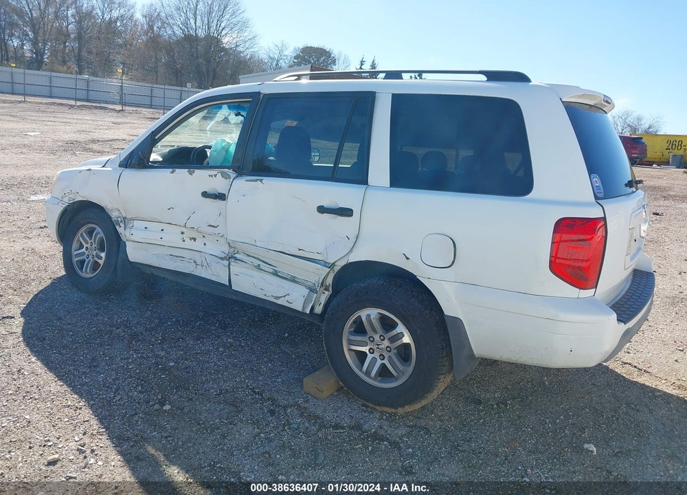 2004 HONDA PILOT EX-L VIN: 5FNYF18624B010391