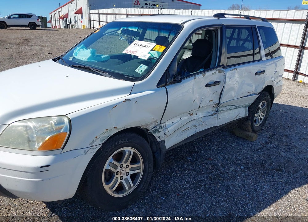 2004 HONDA PILOT EX-L VIN: 5FNYF18624B010391
