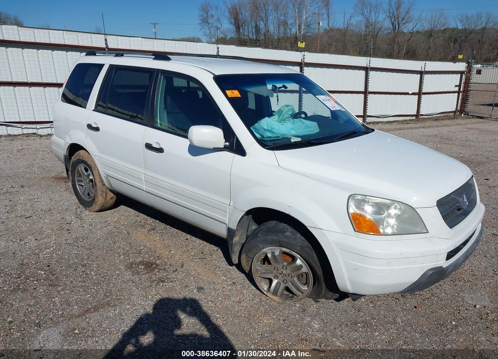 2004 HONDA PILOT EX-L VIN: 5FNYF18624B010391