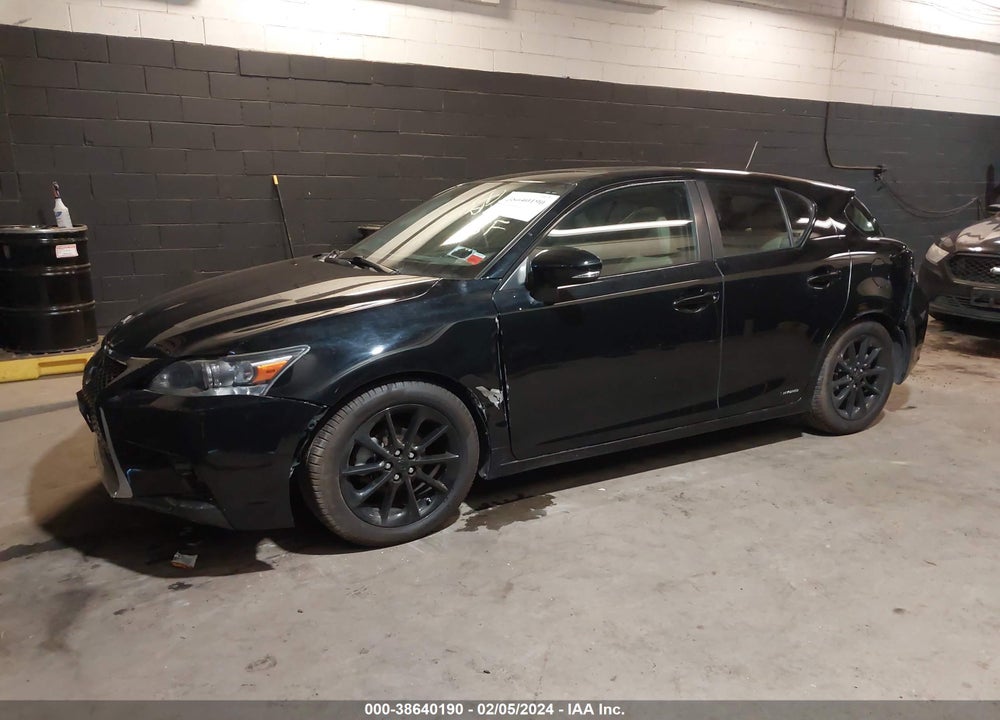 2012 LEXUS CT 200H PREMIUM VIN: JTHKD5BH1C2109832