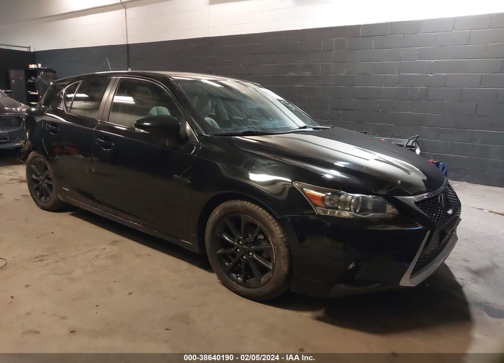 2012 LEXUS CT 200H PREMIUM VIN: JTHKD5BH1C2109832