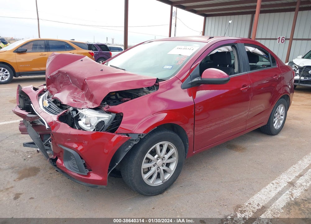 2018 CHEVROLET SONIC LT AUTO VIN: 1G1JD5SH1J4114858