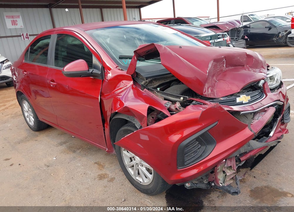 2018 CHEVROLET SONIC LT AUTO VIN: 1G1JD5SH1J4114858