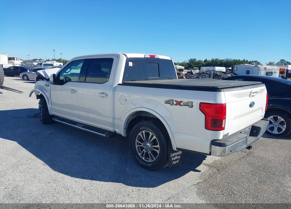 2019 FORD F-150 LARIAT VIN: 1FTEW1E43KFD24016