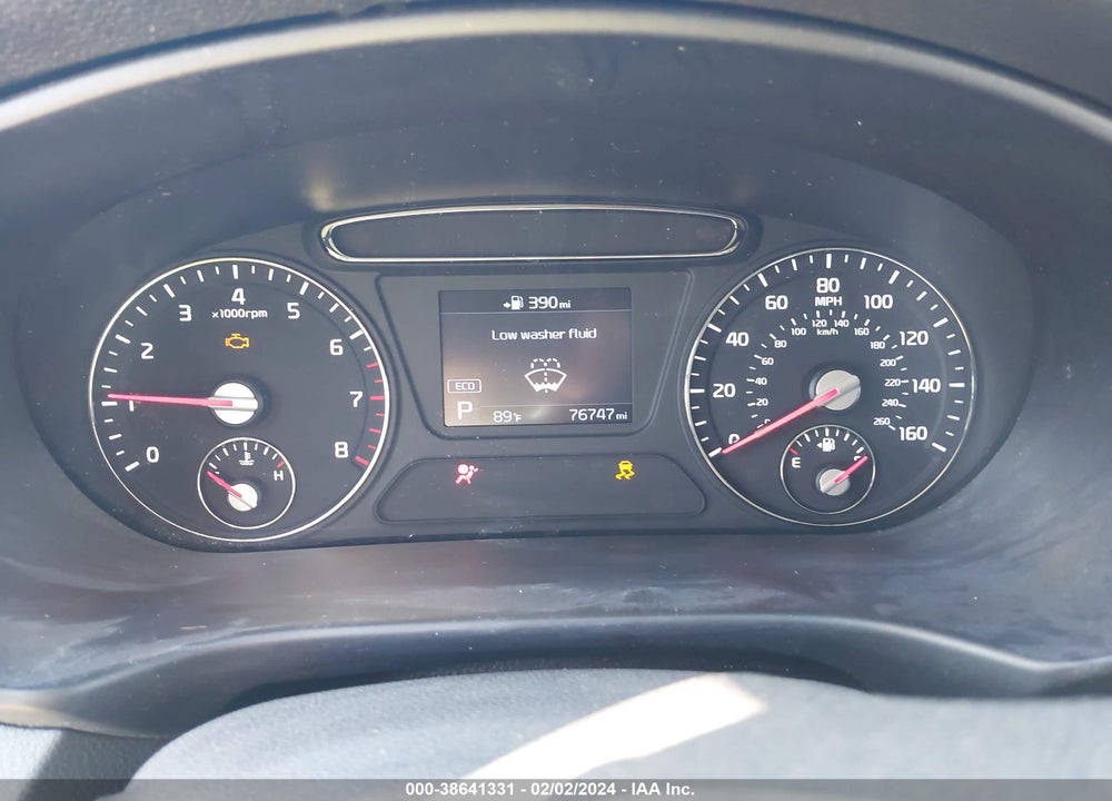 2020 KIA SORENTO 2.4L L VIN: 5XYPG4A38LG689326
