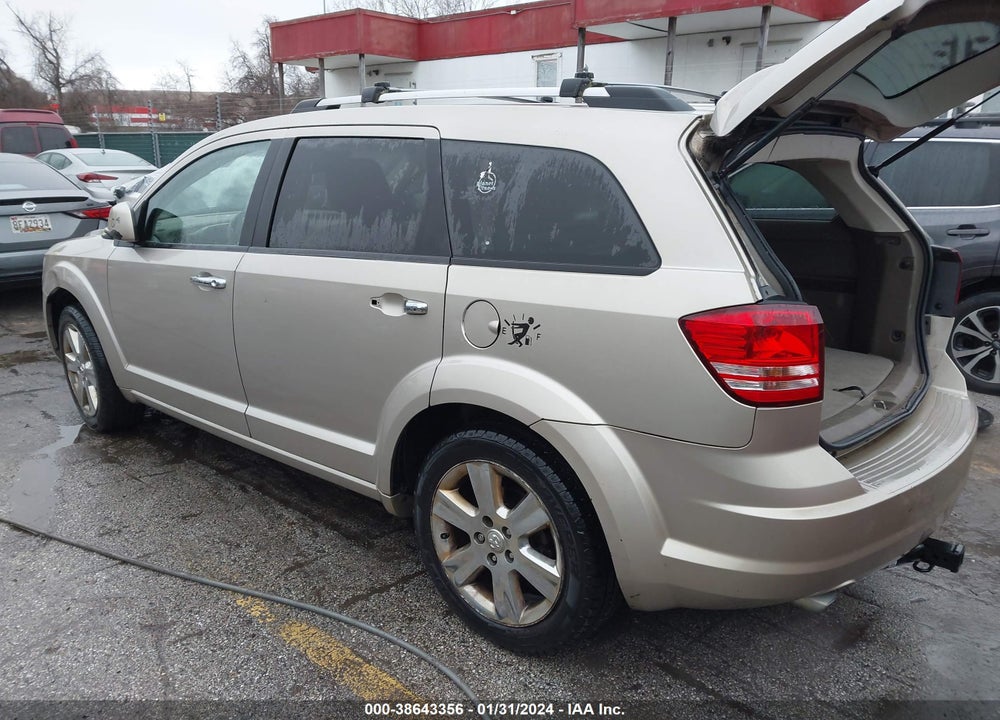 2009 DODGE JOURNEY R/T VIN: 3D4GH67V69T171821