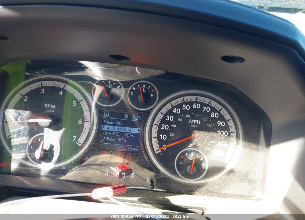 2012 RAM 1500 SPORT VIN: 1C6RD7MT0CS192920