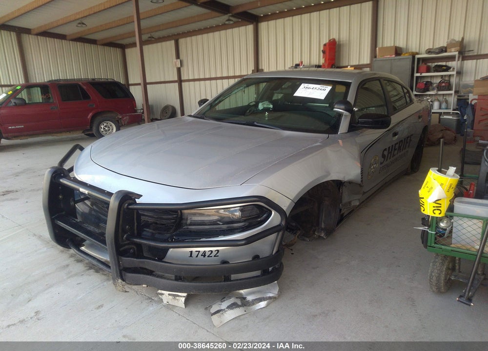 2021 DODGE CHARGER POLICE RWD VIN: 2C3CDXAT5MH664089
