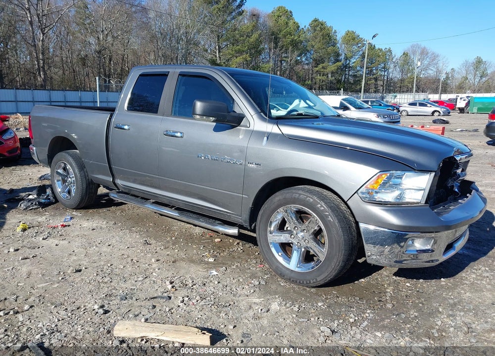 2012 RAM 1500 SLT VIN: 1C6RD6GT4CS332327