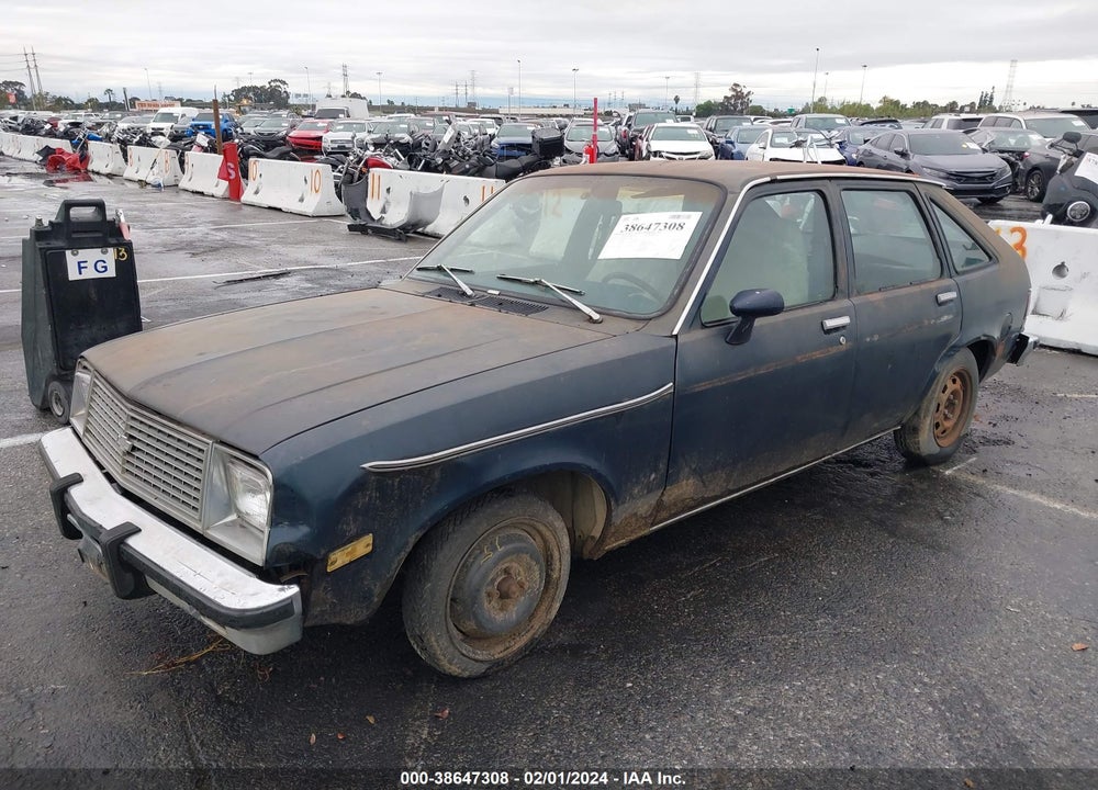 1981 CHEVROLET CHEVETTE VIN: 1G1AB6899BA169749