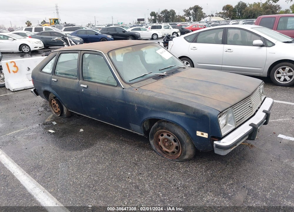 1981 CHEVROLET CHEVETTE VIN: 1G1AB6899BA169749