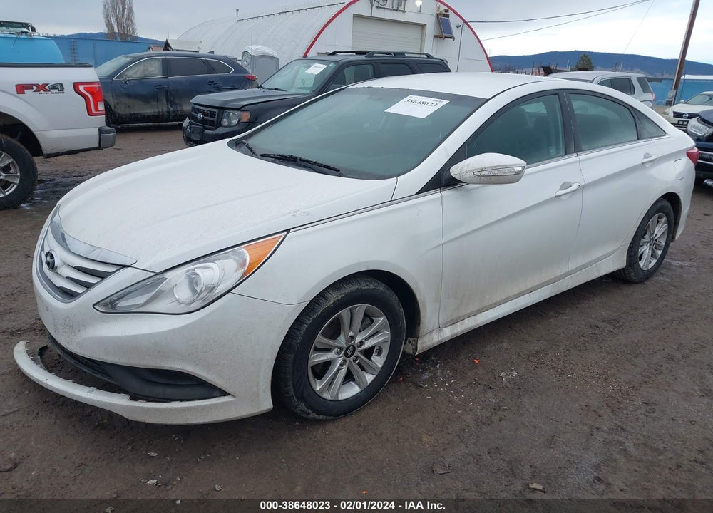 2014 HYUNDAI SONATA GLS VIN: 5NPEB4AC8EH938998
