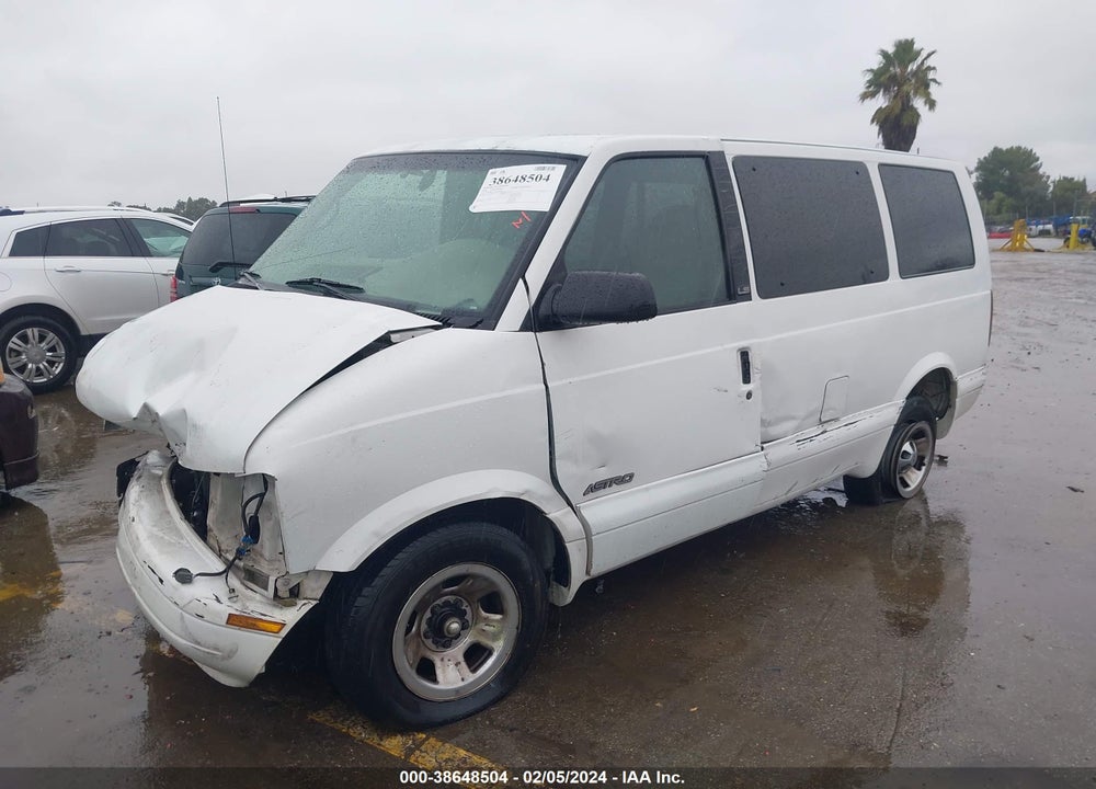2001 CHEVROLET ASTRO PASSENGER LS VIN: 1GNDM19W71B137503