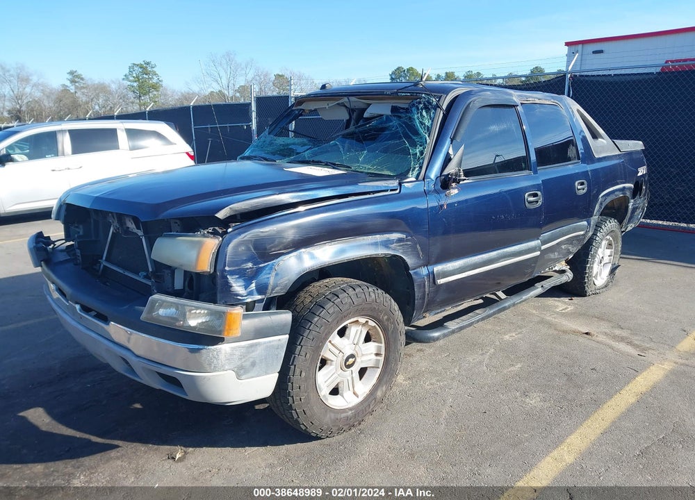 2004 CHEVROLET AVALANCHE 1500 VIN: 3GNEK12T14G138863