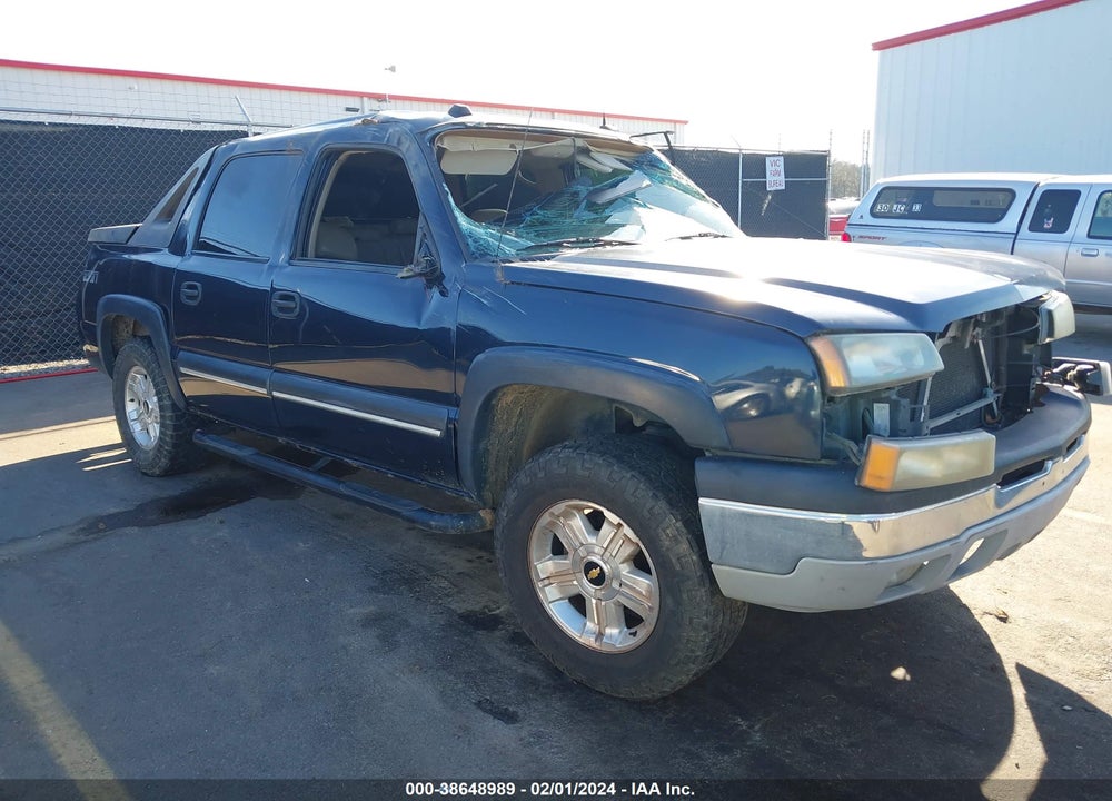 2004 CHEVROLET AVALANCHE 1500 VIN: 3GNEK12T14G138863