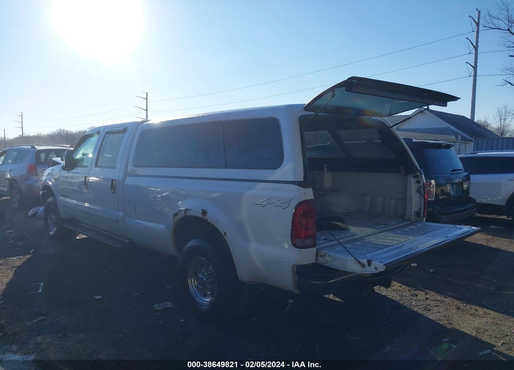 2001 FORD F-250 LARIAT/XL/XLT VIN: 1FTNW21F51ED08790