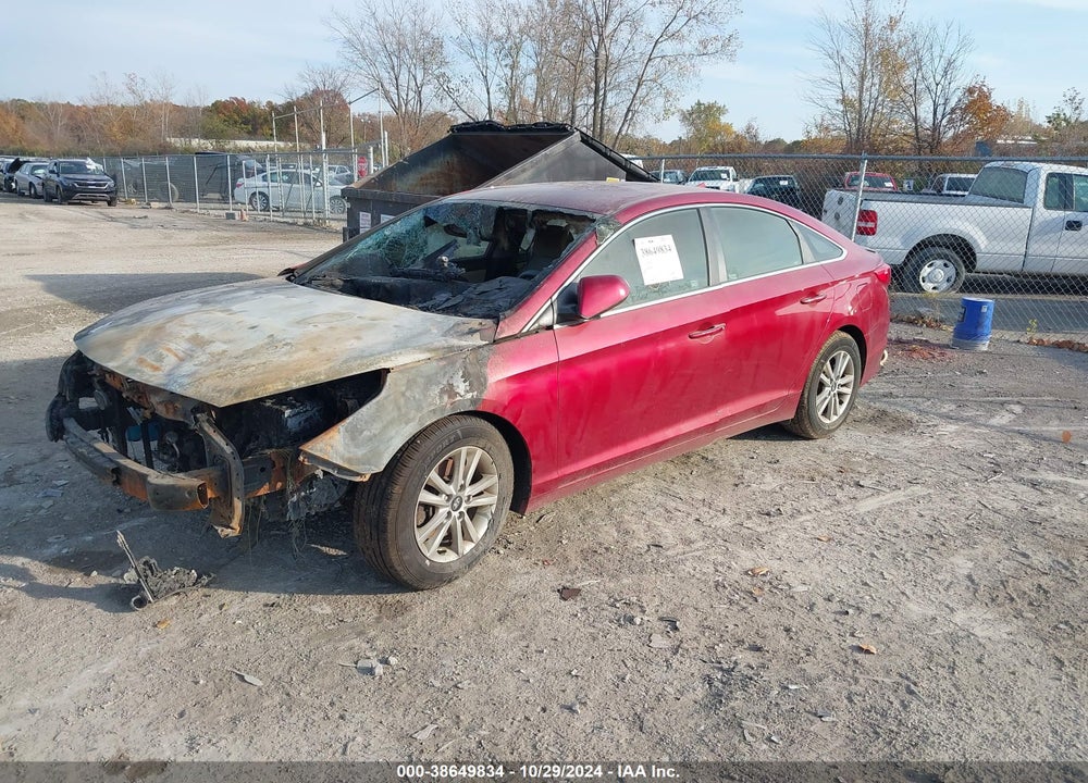 2016 HYUNDAI SONATA SE VIN: 5NPE24AF1GH352477