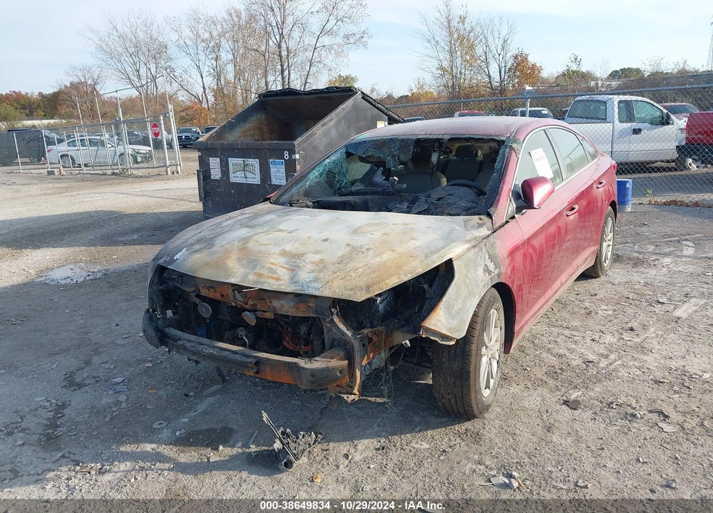2016 HYUNDAI SONATA SE VIN: 5NPE24AF1GH352477