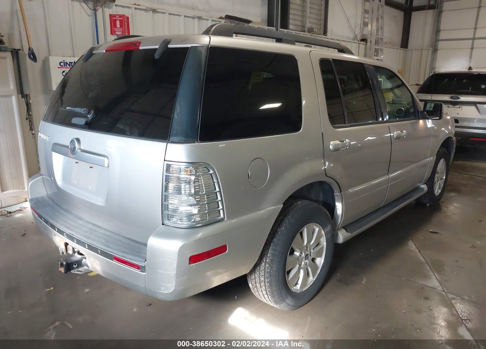 2008 MERCURY MOUNTAINEER LUXURY VIN: 4M2EU37E58UJ10215