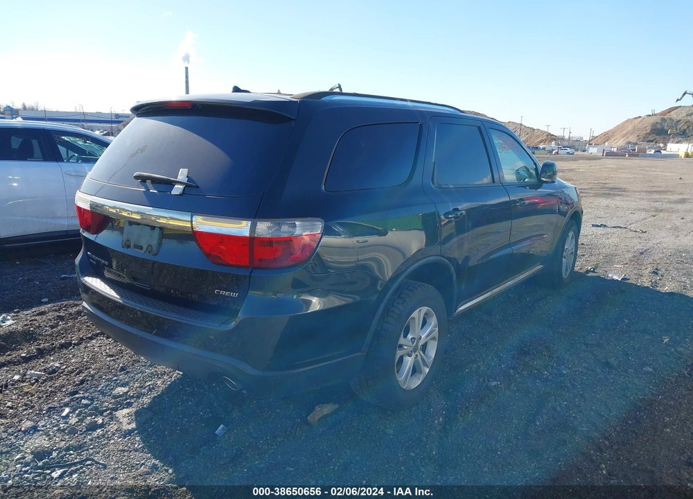 2011 DODGE DURANGO CREW VIN: 1D4RE4GG2BC674822