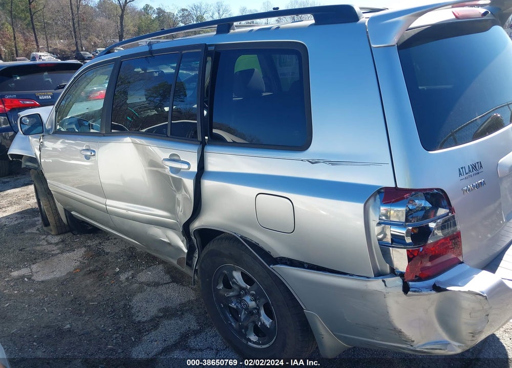 2007 TOYOTA HIGHLANDER VIN: JTEGD21A770158685