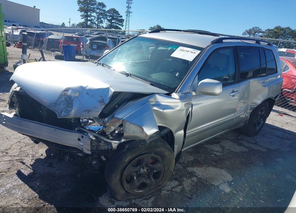 2007 TOYOTA HIGHLANDER VIN: JTEGD21A770158685