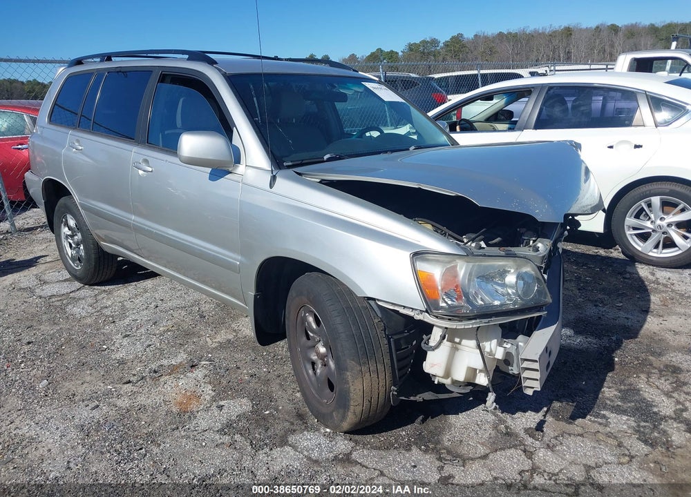 2007 TOYOTA HIGHLANDER VIN: JTEGD21A770158685