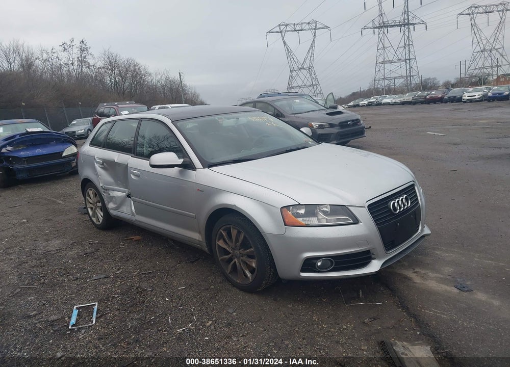 2012 AUDI A3 2.0T PREMIUM VIN: WAUBEAFM8CA082663