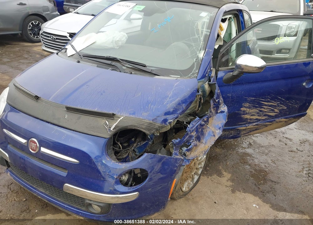 2012 FIAT 500C LOUNGE VIN: 3C3CFFER6CT100833
