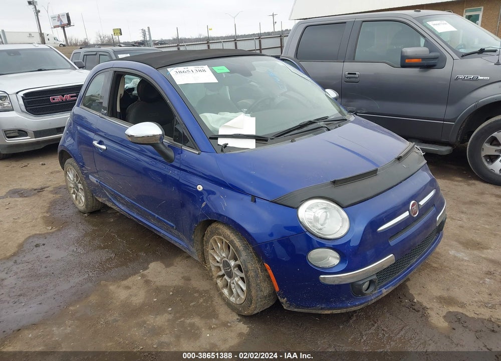 2012 FIAT 500C LOUNGE VIN: 3C3CFFER6CT100833