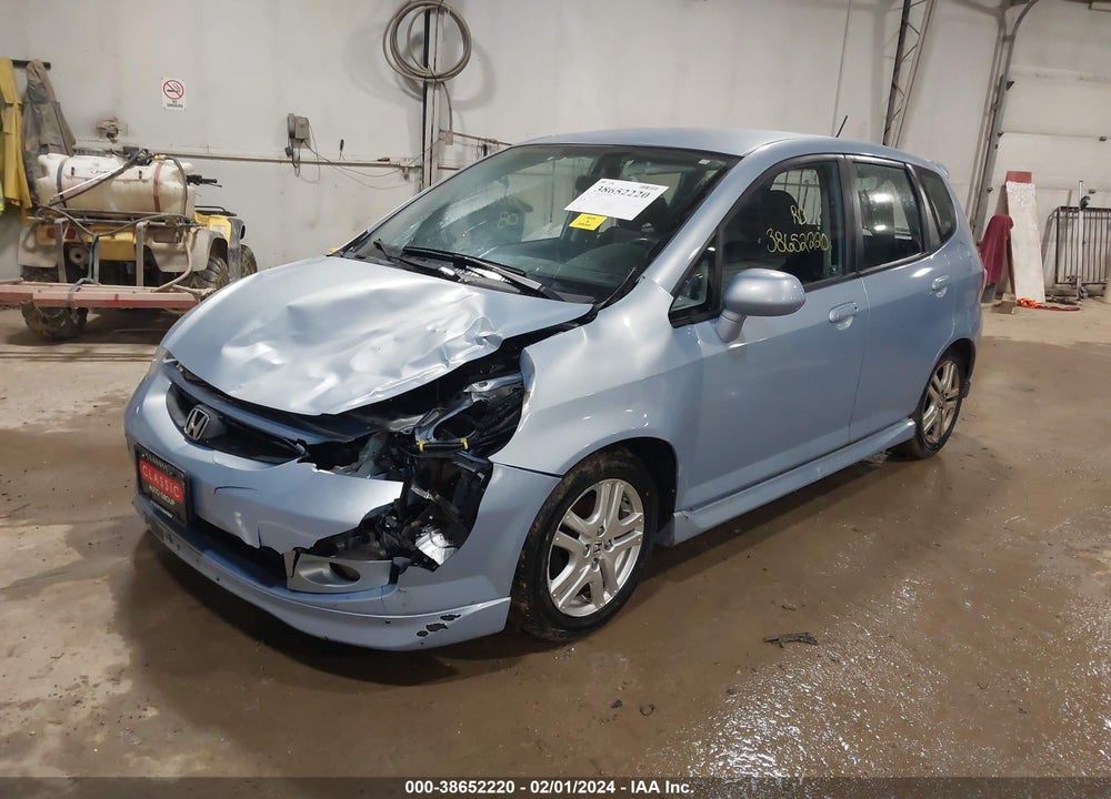 2008 HONDA FIT SPORT VIN: JHMGD38618S043600