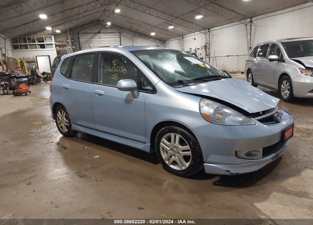 2008 HONDA FIT SPORT VIN: JHMGD38618S043600