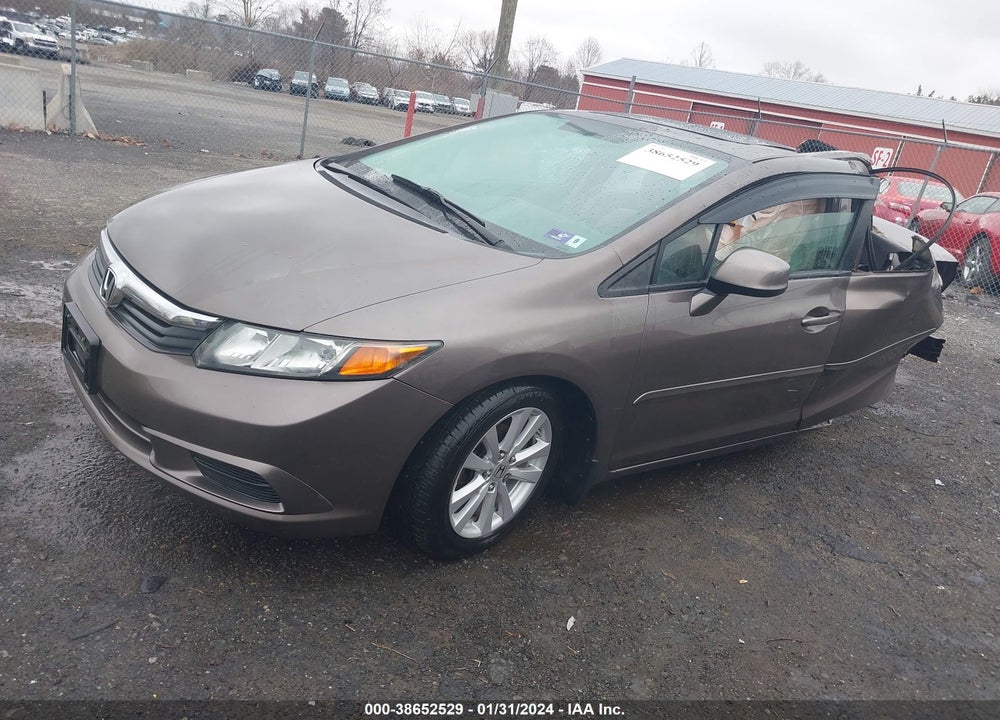 2012 HONDA CIVIC EX VIN: 2HGFB2F8XCH527087