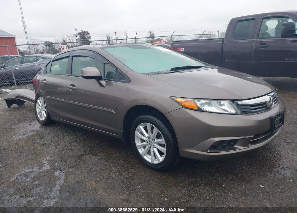 2012 HONDA CIVIC EX VIN: 2HGFB2F8XCH527087