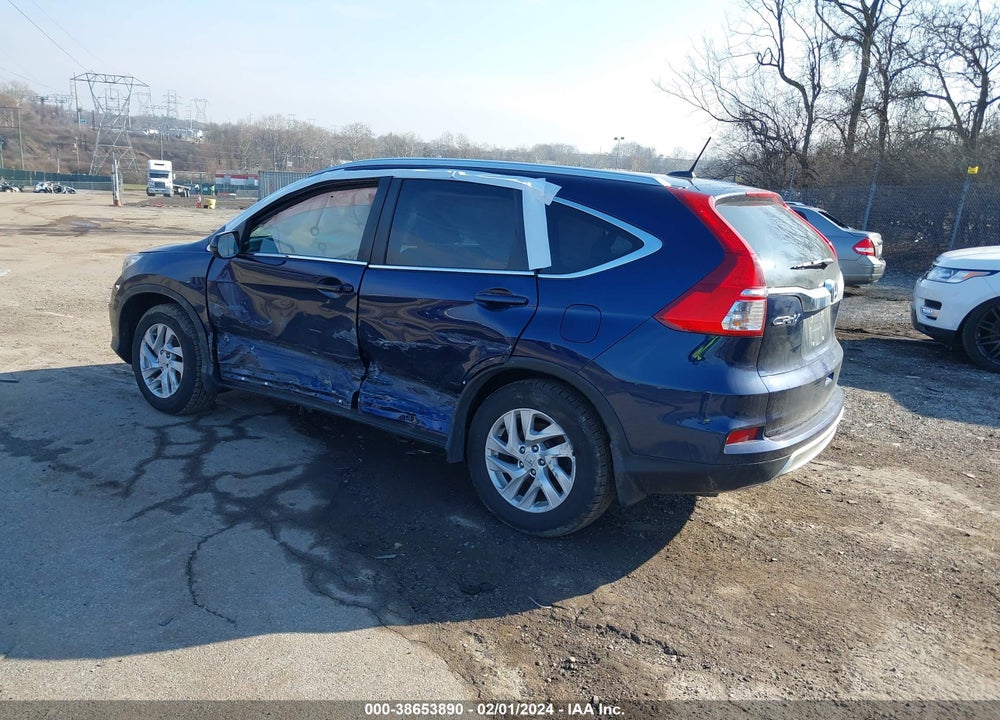 2016 HONDA CR-V EX-L VIN: 2HKRM4H72GH626389
