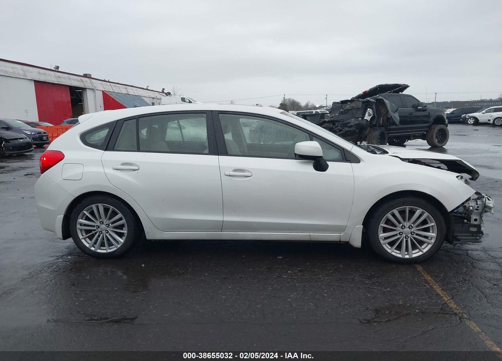 2012 SUBARU IMPREZA 2.0I PREMIUM VIN: JF1GPAF67CH209629