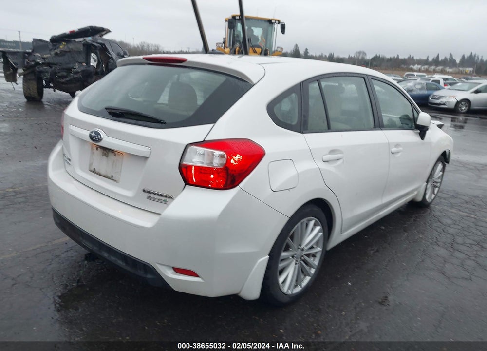 2012 SUBARU IMPREZA 2.0I PREMIUM VIN: JF1GPAF67CH209629