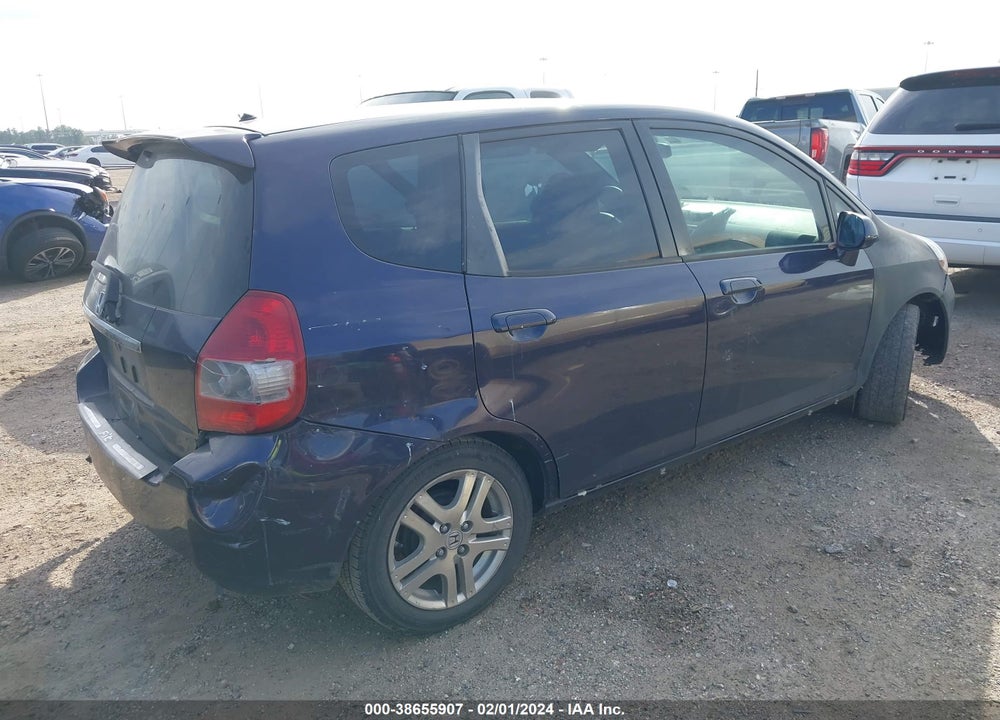 2008 HONDA FIT SPORT VIN: JHMGD38678S047652