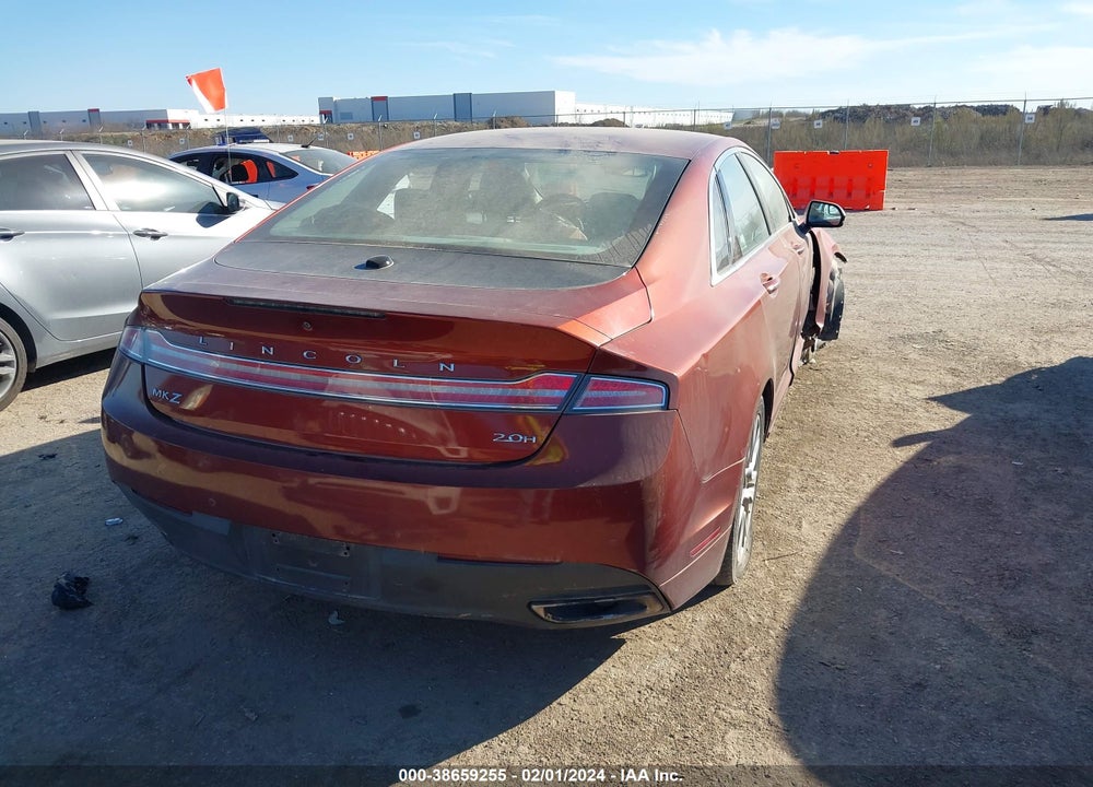 2014 LINCOLN MKZ HYBRID VIN: 3LN6L2LU4ER822394