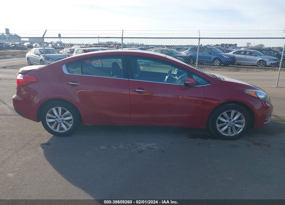 2014 KIA FORTE EX VIN: KNAFX4A80E5115447